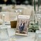 6-Pack Gold Acrylic Sign Holders (5x7 Inch) - Slanted Back Table Frame with Elegant Gold Borders - Luxury Display Stand for Wedding Table Numbers, Restaurant Menus, Photos, and Retail Signage
